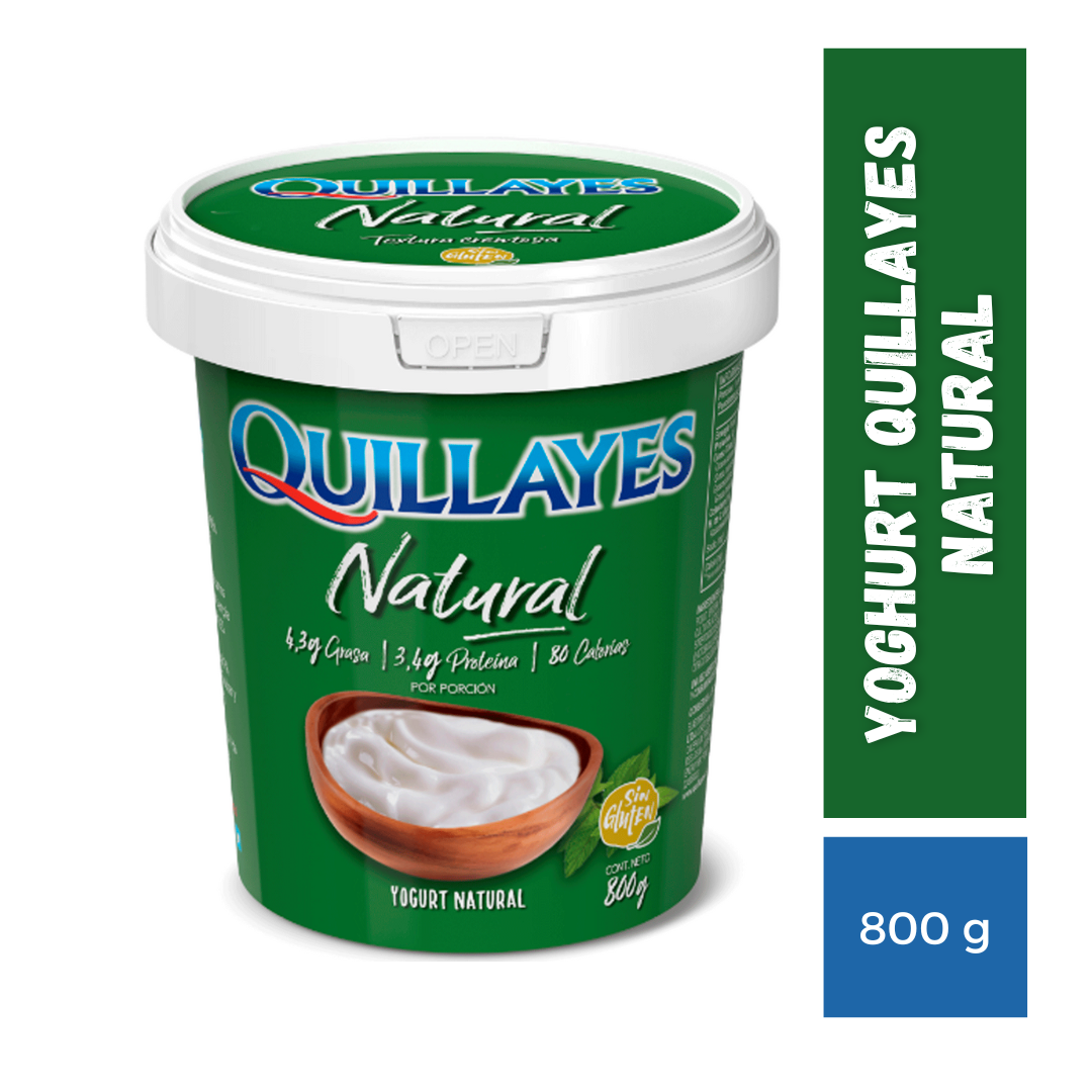 Yogurt Natural Quillayes, 800g