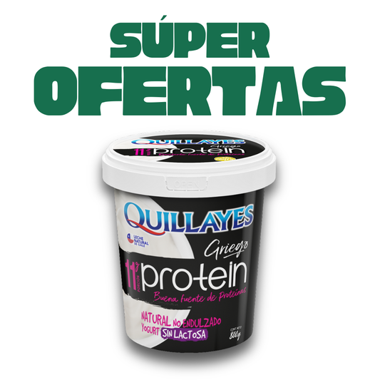 Yogurt Quillayes Griego Protein Natural No Endulzado, 800g